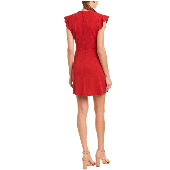 BCBGeneration Fit N Flare Knee Length Dress, Size Small, Jester Red, - Picture 2 of 9